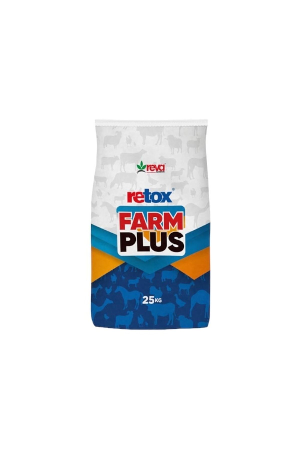 REVA Retox Farmplus Vitamin-mineral-toksin Madde Yem Katkı 25 Kg