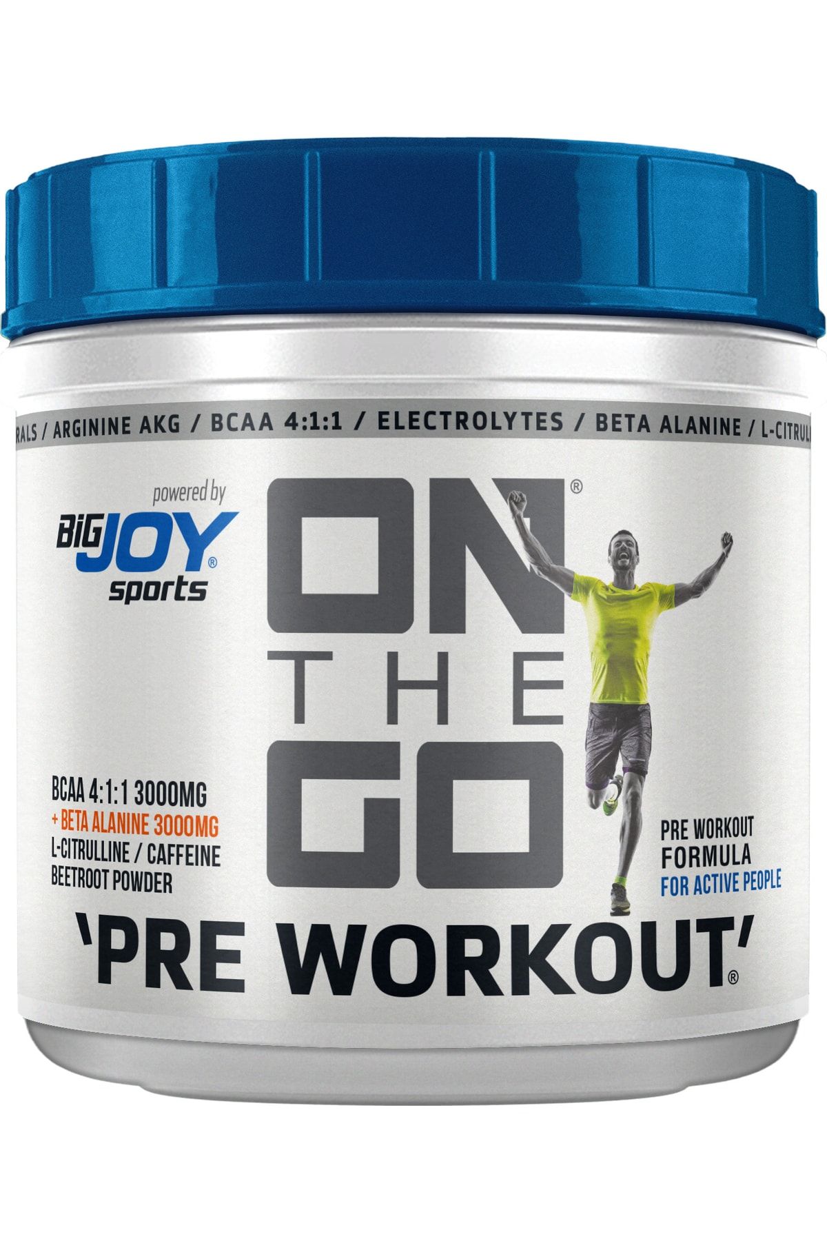 Bigjoy Sports On The Go Preworkout Orman Meyveli Pre Workout 450g Güç Ve Performans Aminoasit