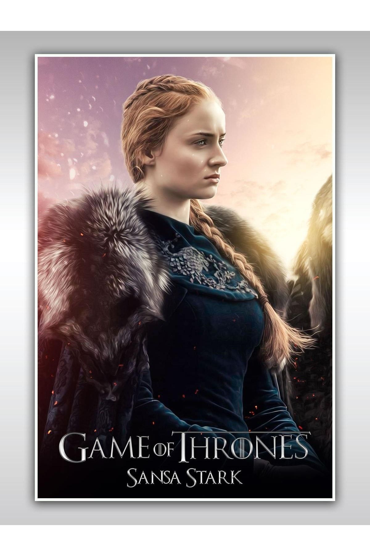 Saturn Game Of Thrones Poster 40x60cm Sansa Strak Afiş - Kalın Poster Kağıdı Dijital Baskı