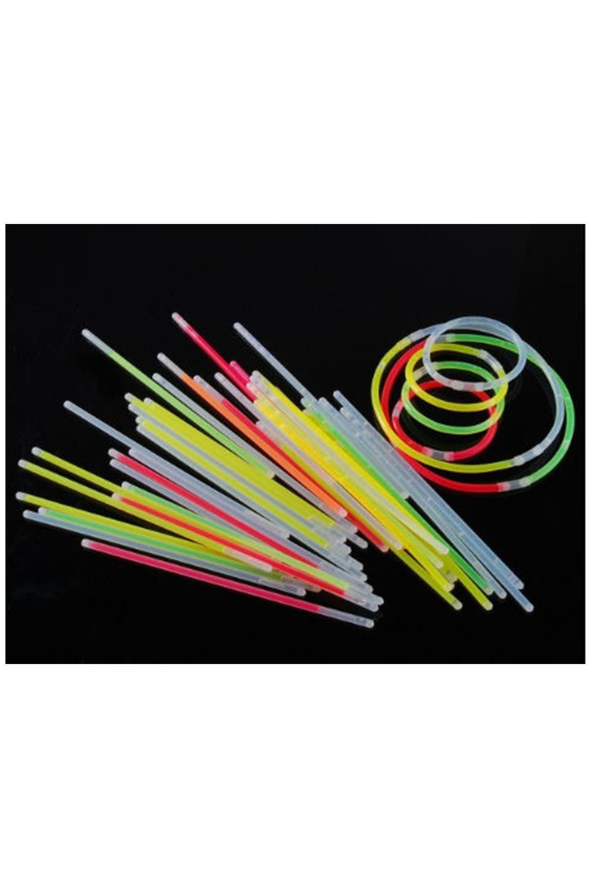 rennway 10 Adet Glow Stick Bracelet Fosforlu Kırılan Çubuk Bileklik