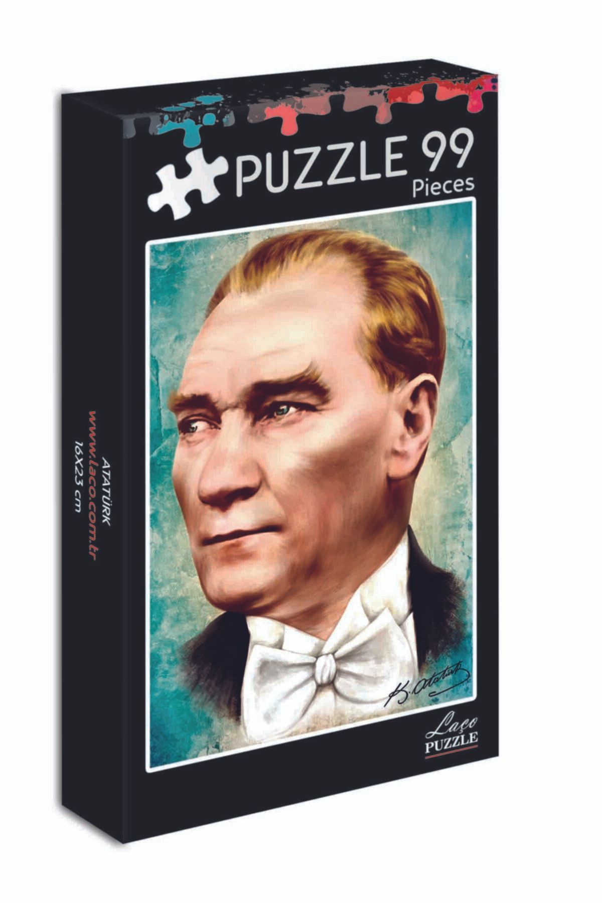 LAÇO KİDS 99 Parça Mini Atatürk Portre Puzzle