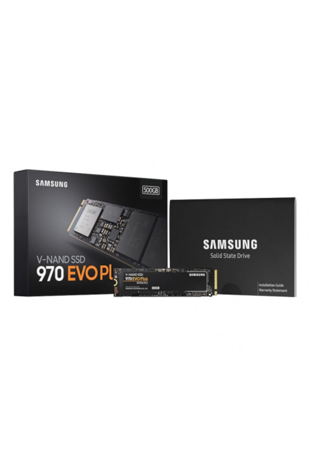 Samsung MZ-V7S500BW 970 EVO Plus NVMe M.2 SSD, 500GB, Dahili SSD, Laptop ve aüstü ile Uyumlu