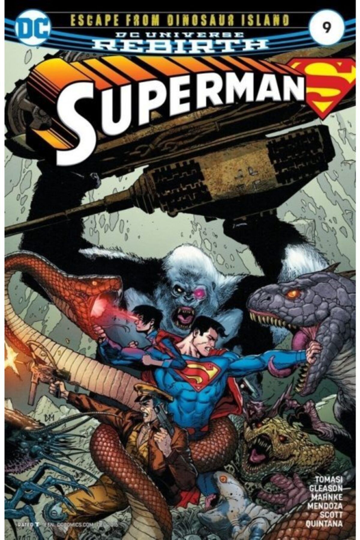 TM & DC Comics-Warner Bros Superman (2016-) #9 Fasikül Ingilizce Çizgi Roman