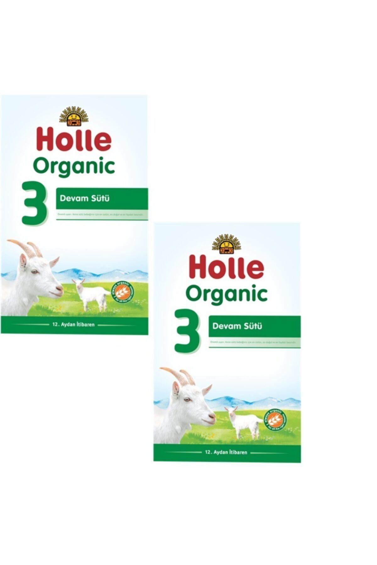 Holle Organik Keçi Büyüme Sütü 3 400 gr 2'li Paket
