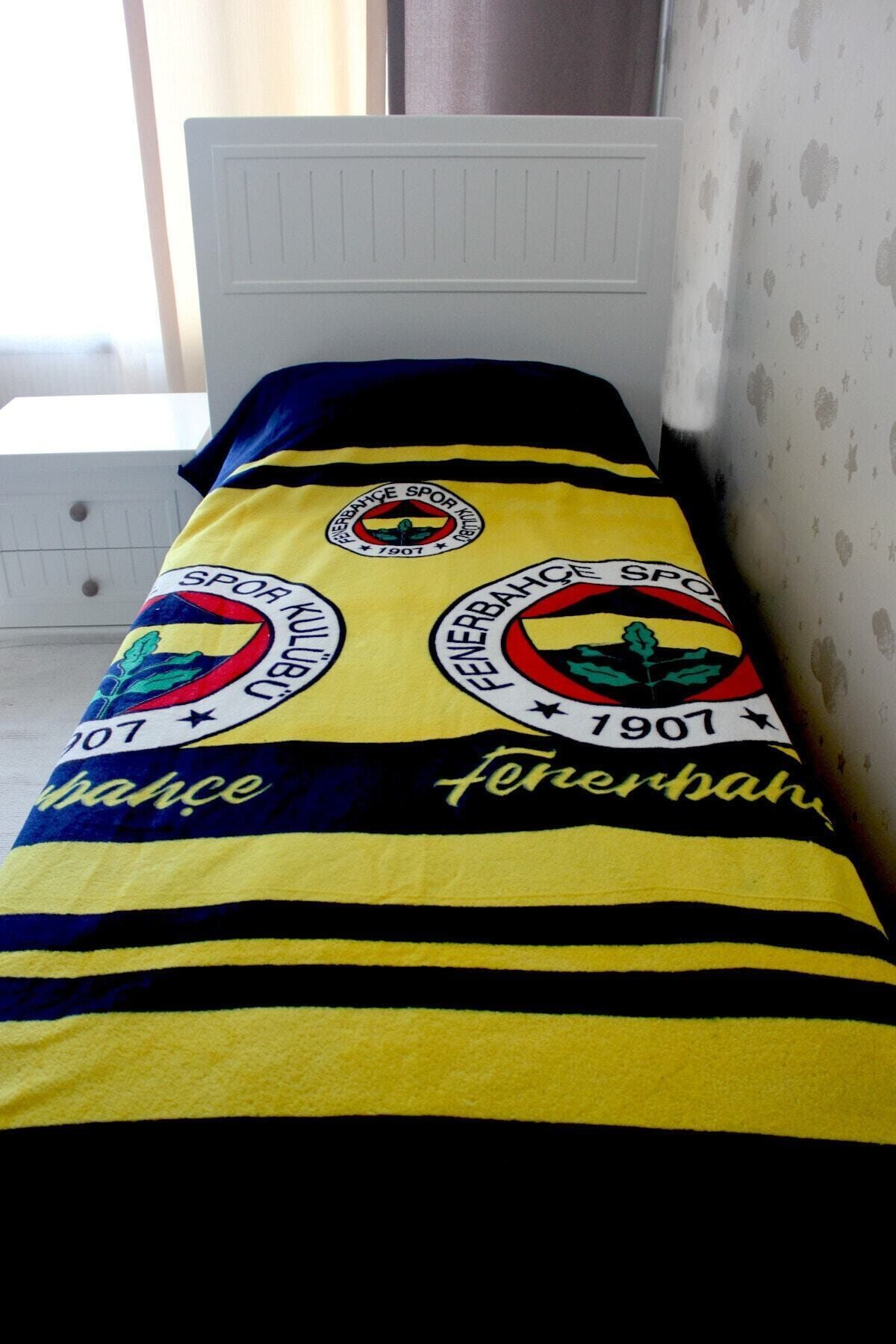 Fenerbahçe Tek Kişilik Lisanslı Outlet Battaniye Fenerbahçe 150x200