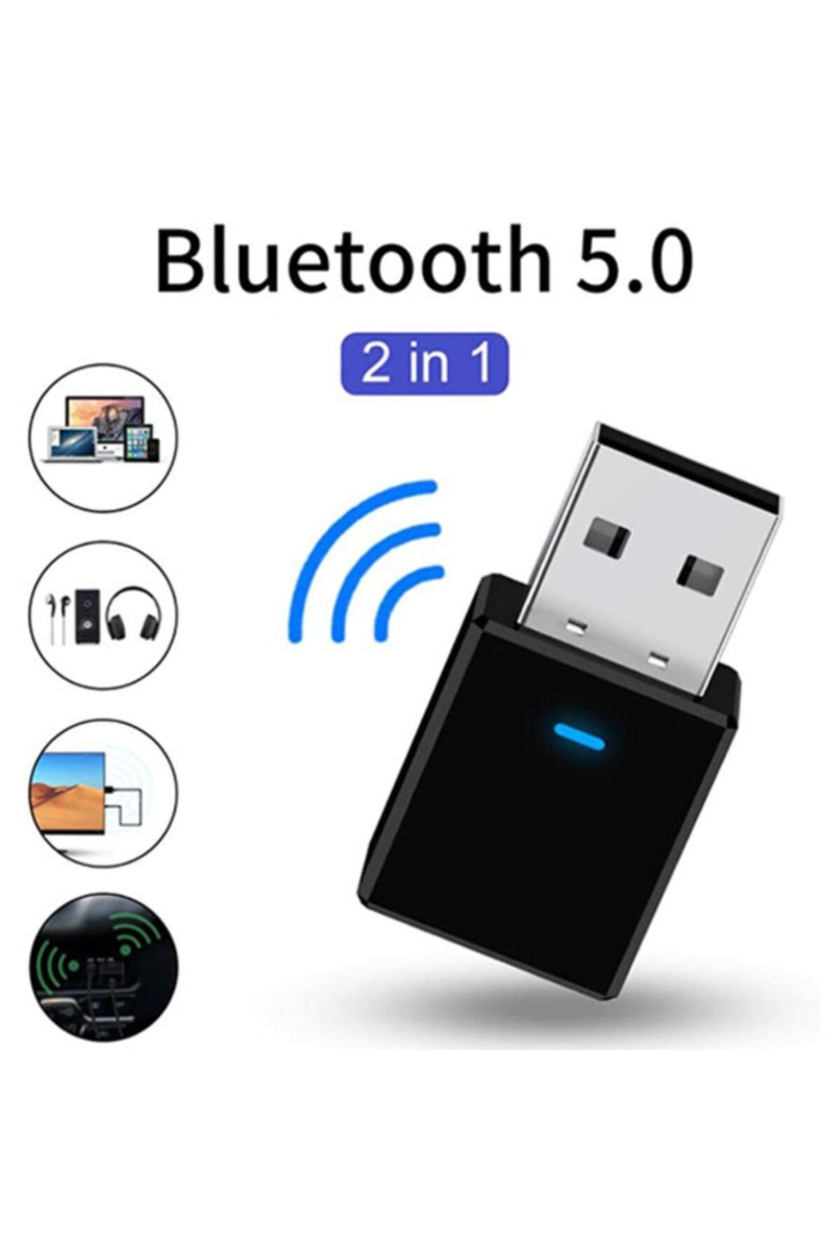 Ally Mobile ALLY SY317 USB 3İN1 Bluetooth 5.0 Fm Transmitter Receiver