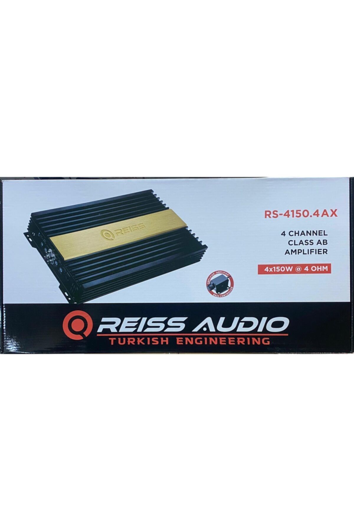 REISS AUDIO Rs-4150.4ax Anfi 4ohm 150wx4ch Rms 2ohm 2x600w