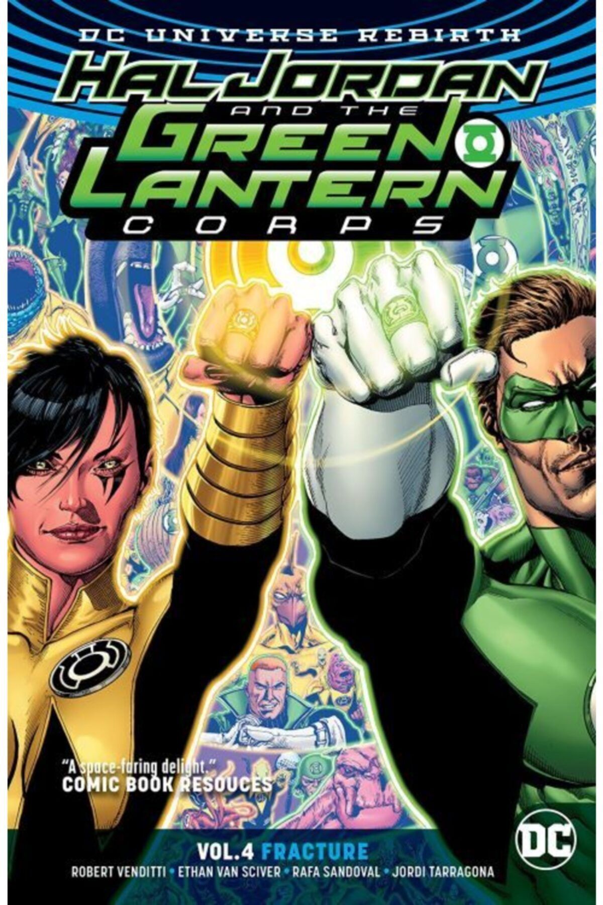 TM & DC Comics-Warner Bros Hal Jordan And The Green Lantern Corps Volume 4: Fracture (rebirth) Ingilizce Çizgi Roman