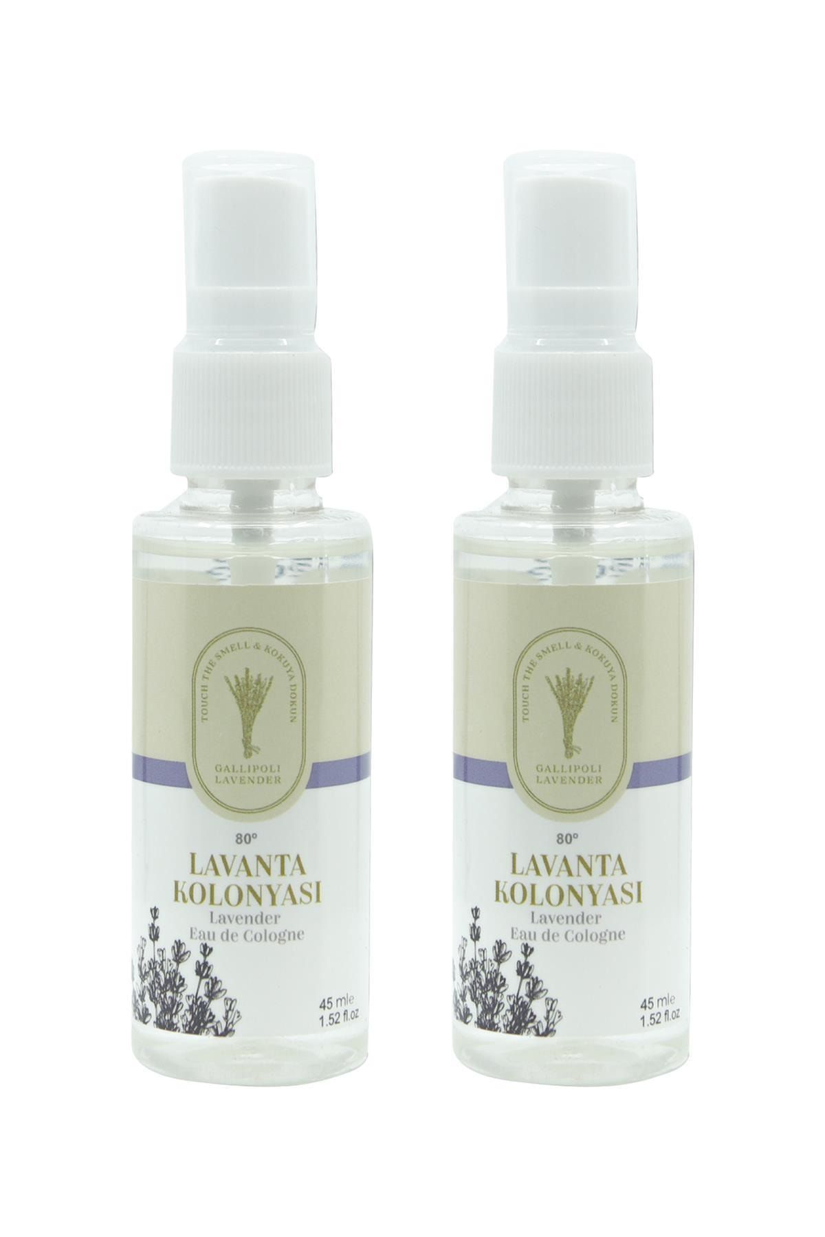 Gallipoli Lavender Lavanta Yağlı 80° Sprey Kolonya 45 ml 2 Adet