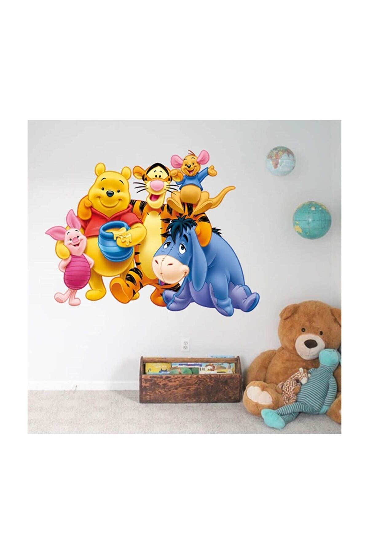 KT Decor Winnie The Pooh Arkadaşlar Çocuk Odası Duvar Sticker