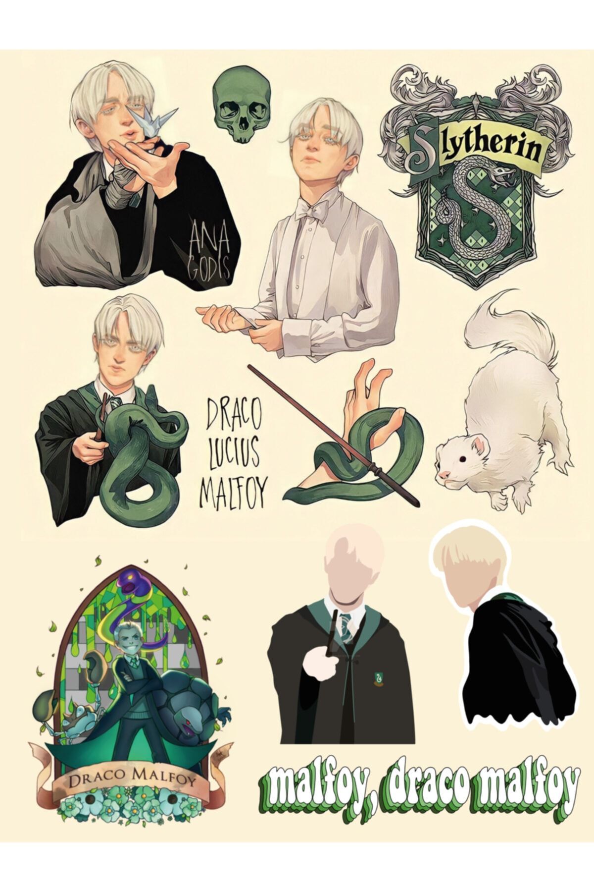 How long is draco malfoy's dick