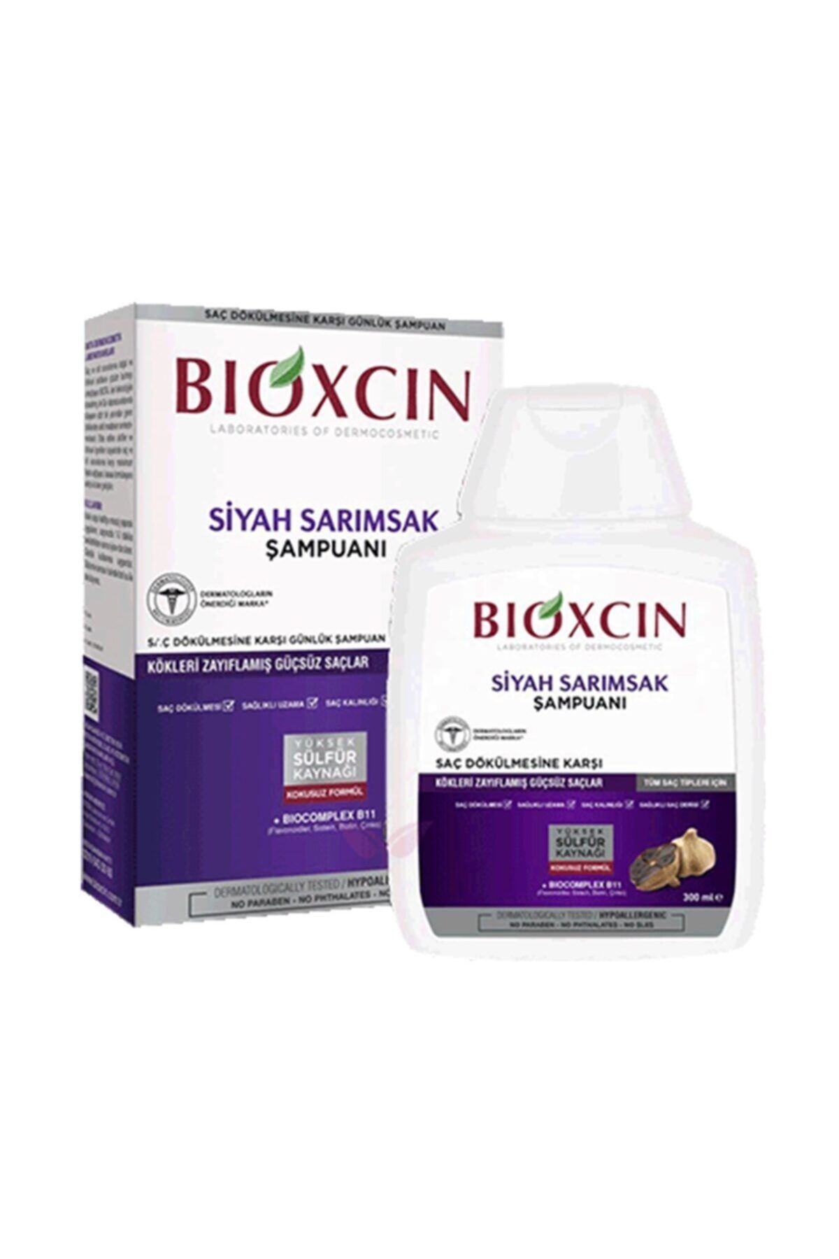 Bioxcin Saç Dökülmelerine Karşı Siyah Sarımsaklı Şampuan Quantum 300 Ml