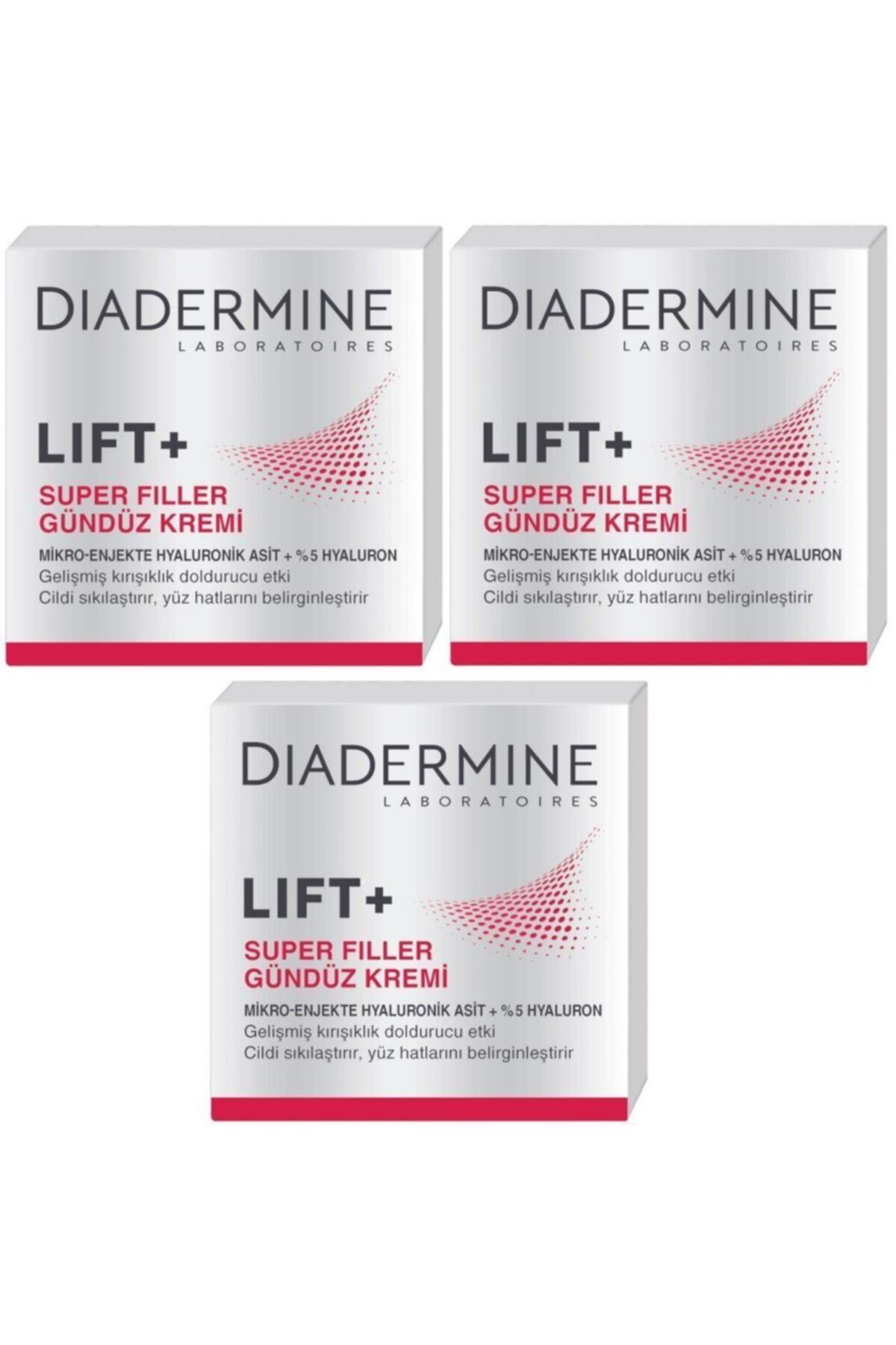 Diadermine Lift+Super Filler Gündüz Bakım Kremi 50 ml 3 Adet