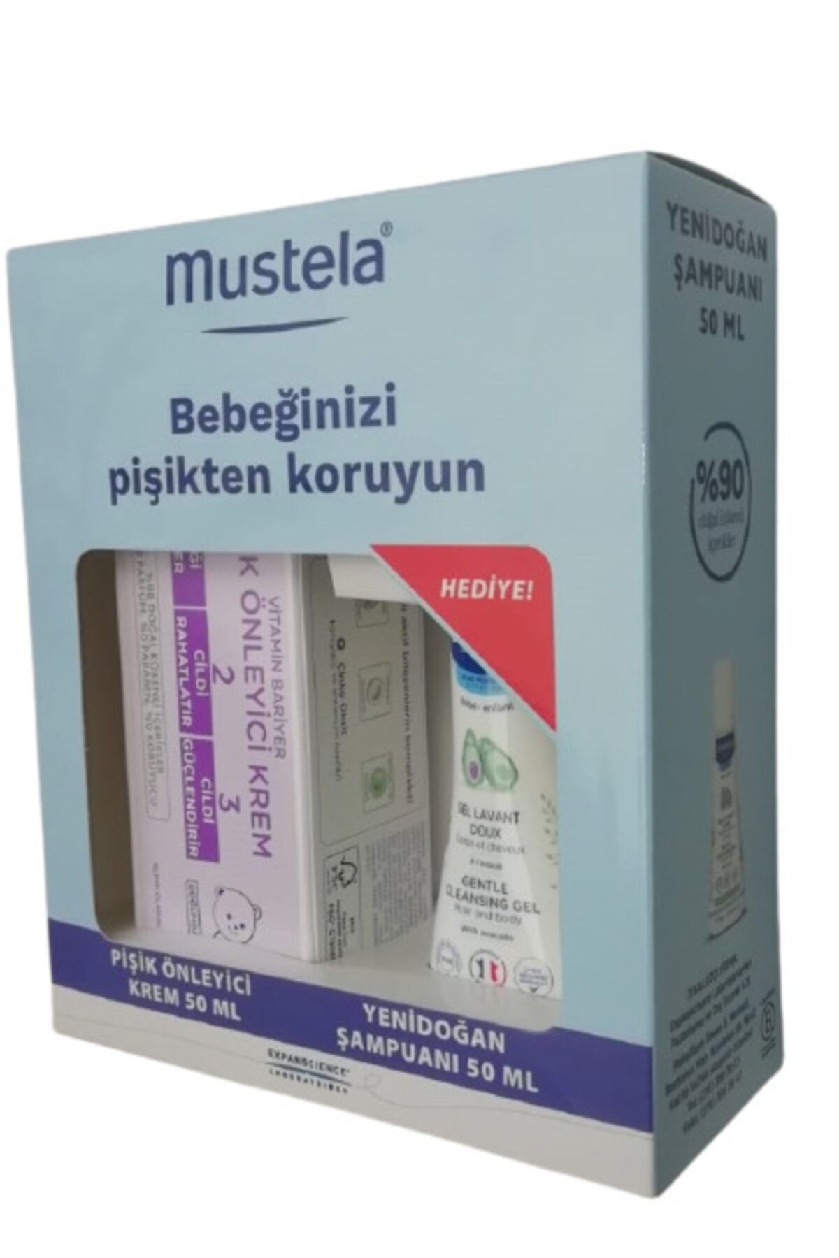 Mustela Vitamin Barrier Pişik Önleyici Krem 50 ml +Yenidoğan Şampuanı 50 ml