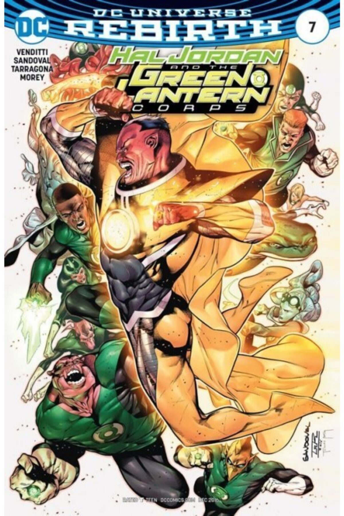 TM & DC Comics-Warner Bros Hal Jordan And The Green Lantern Corps (2016-) #7 Fasikül Ingilizce Çizgi Roman