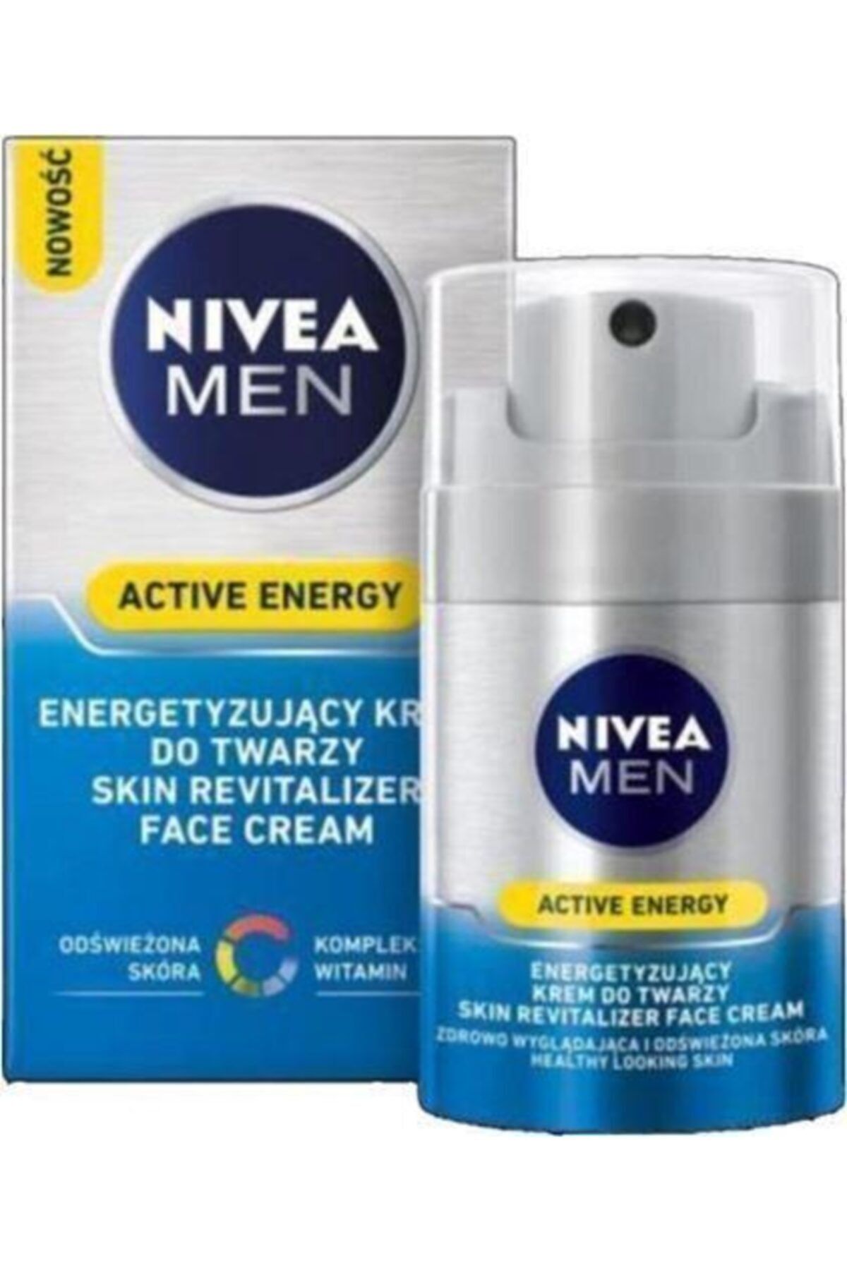 NIVEA Men Active Energy 50 ml Canlandırıcı Yüz Kremi
