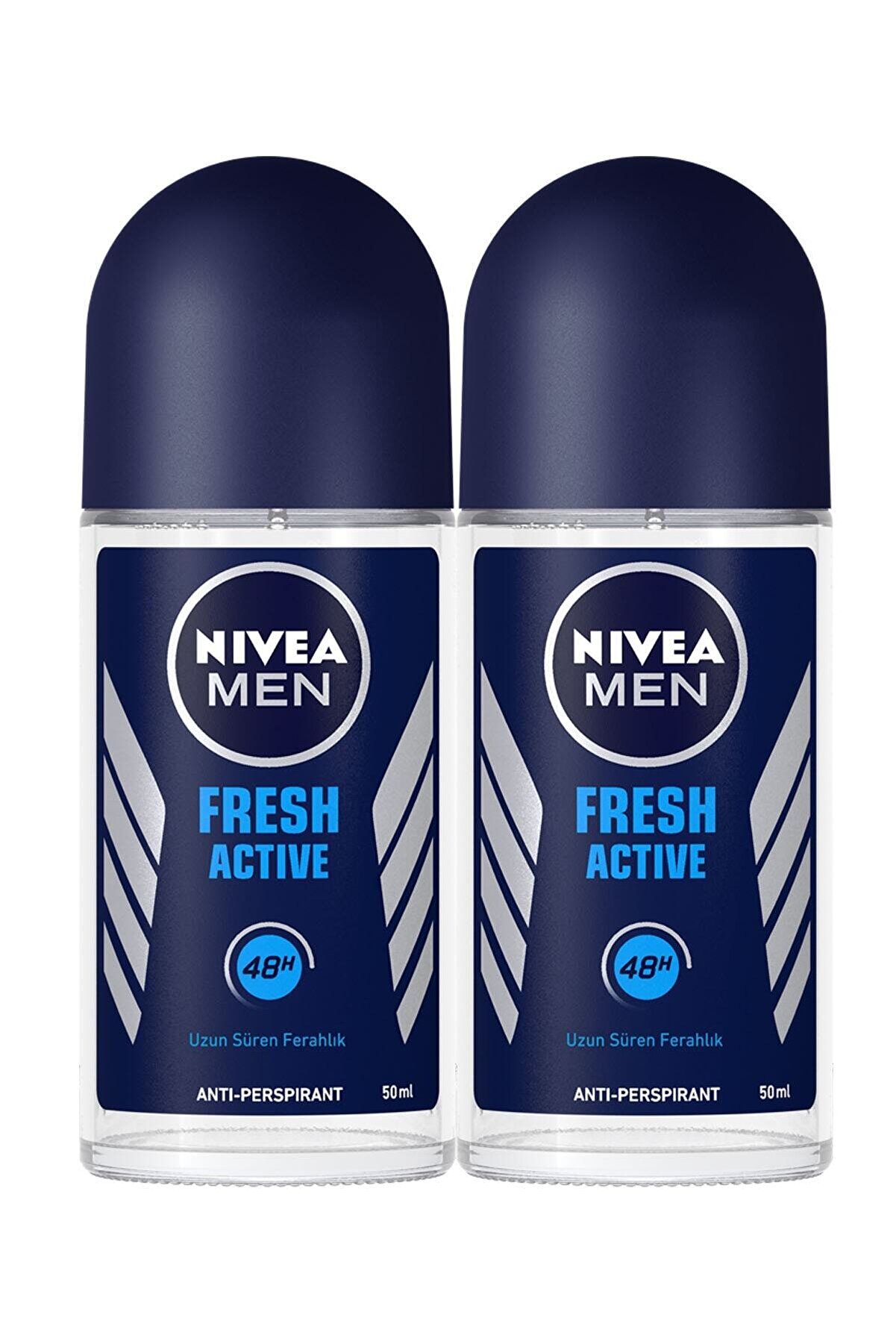 NIVEA Men Fresh Active Erkek Deodorant Roll-on 50 ml 2'li