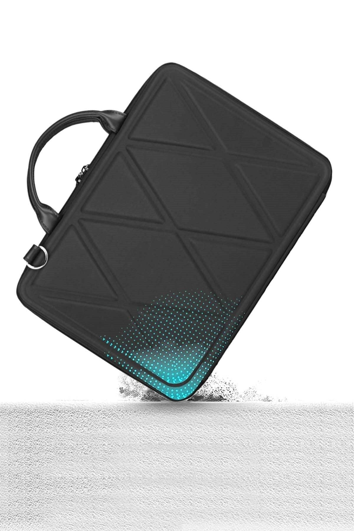 D'VERS Gauntlet Macbook Air Pro 13-14-15.6 Inç Ultra Darbe Koruyucu Özellikli Su Geçirmez Laptop Çantası
