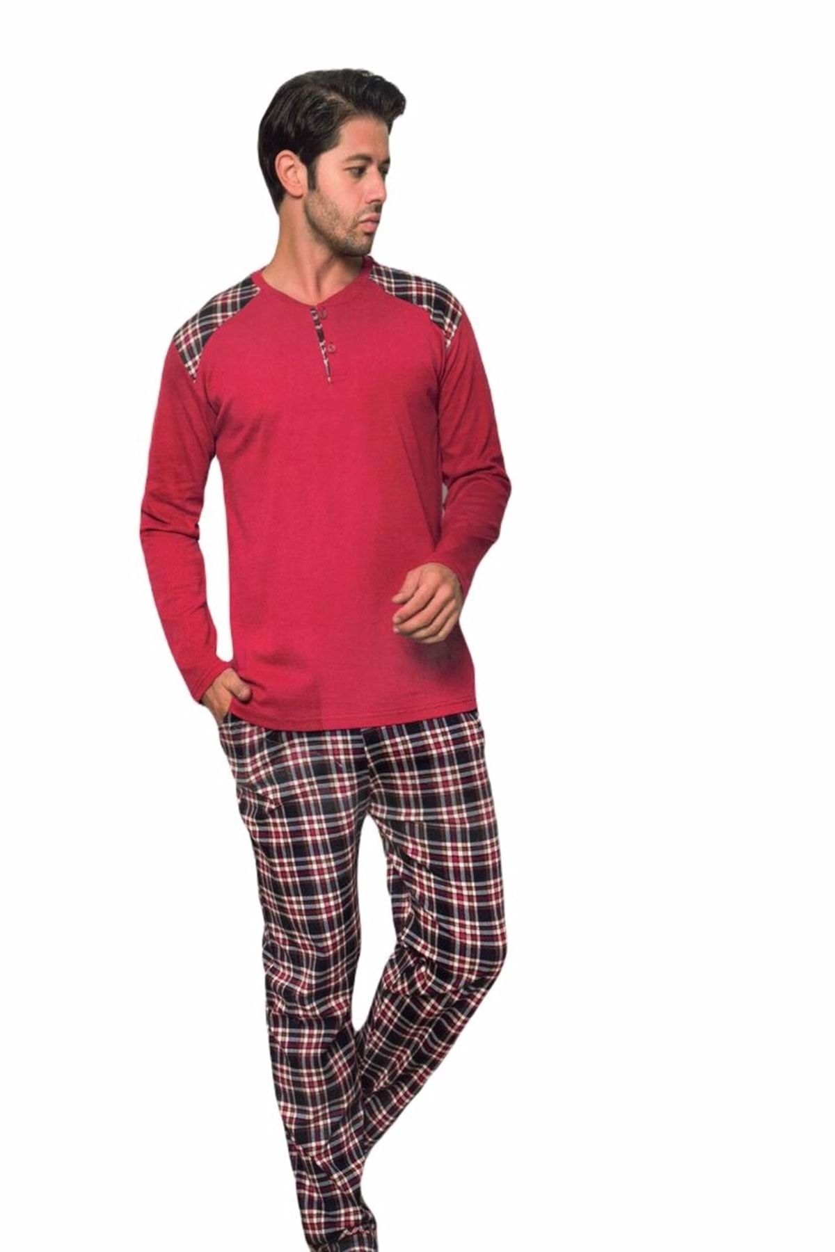 İklim Erkek 7209 Uzunkol Interlok Pijama Takımı