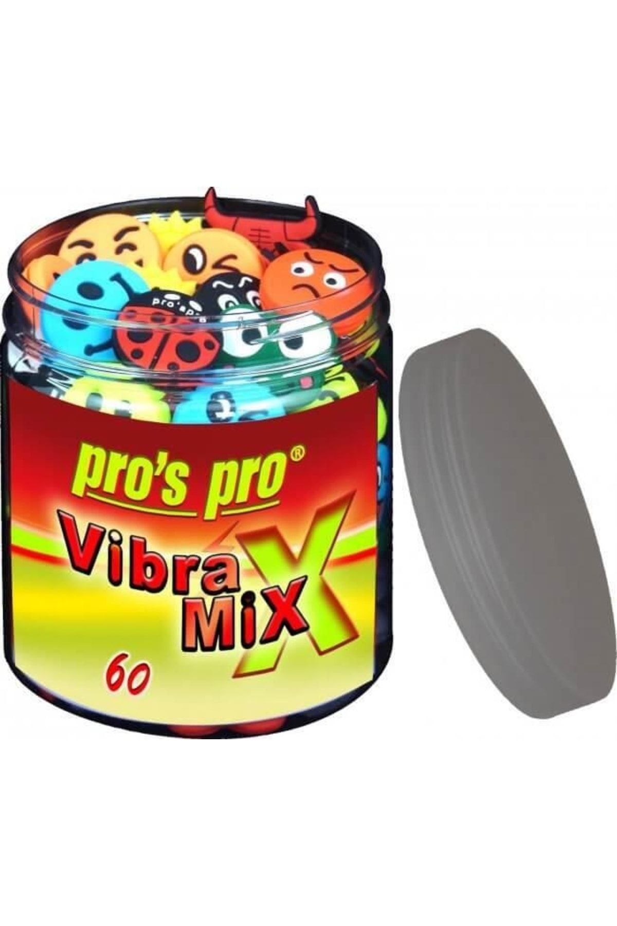 Pro's Pro Vibra Mix 60'lı Karışık Vibrasyon Azaltıcı Vibra Stop Tenis Aksesuarı