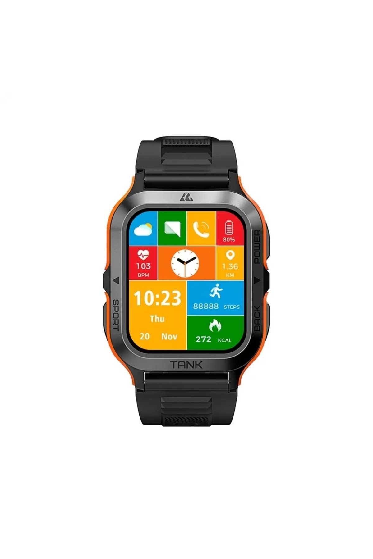 ROVA Tank M2 Smart Watch - By - Kvk Teknik Servis Garantili