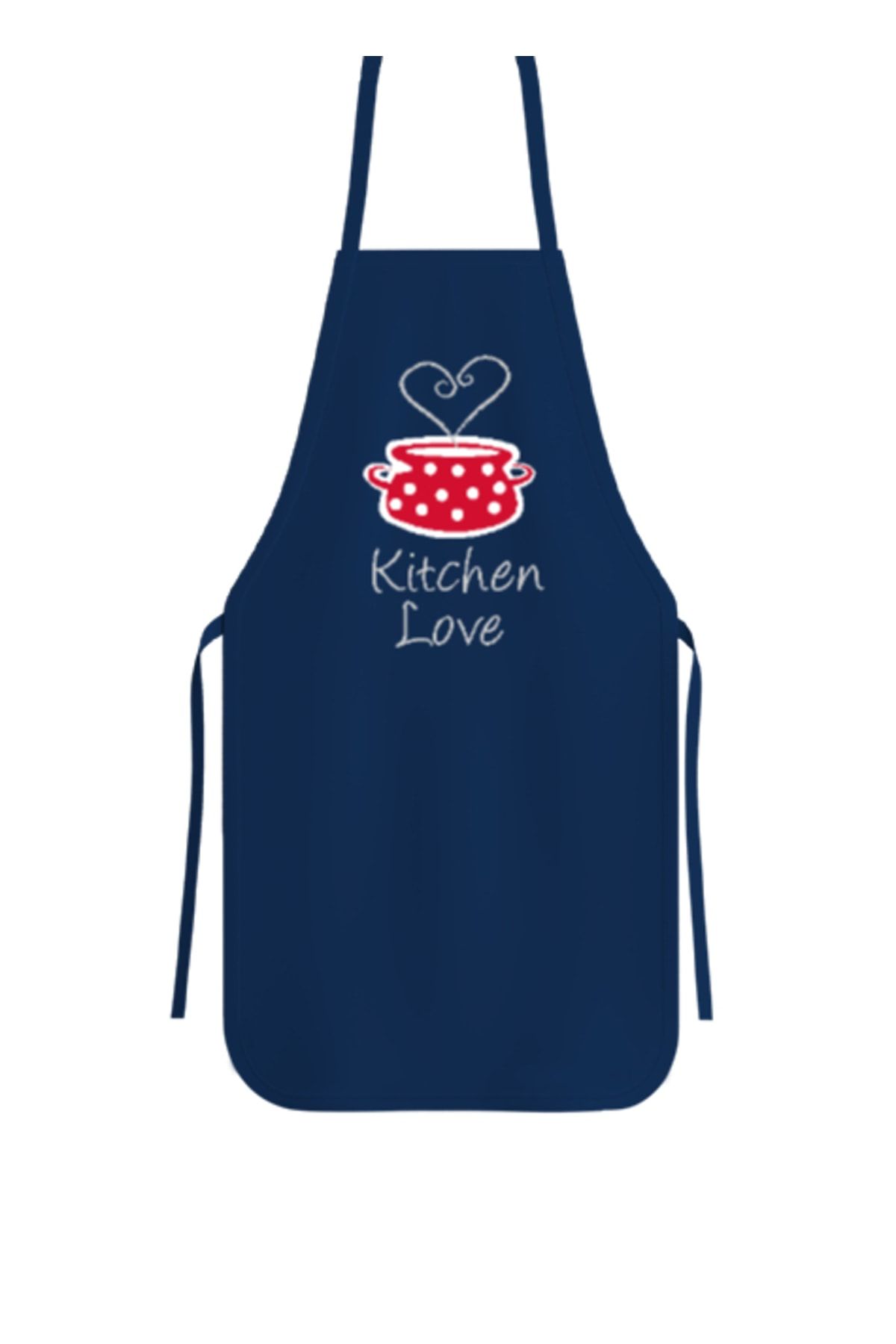 Tisho Kitchen Love - Mutfak Aşkı Lacivert Mutfak Önlüğü