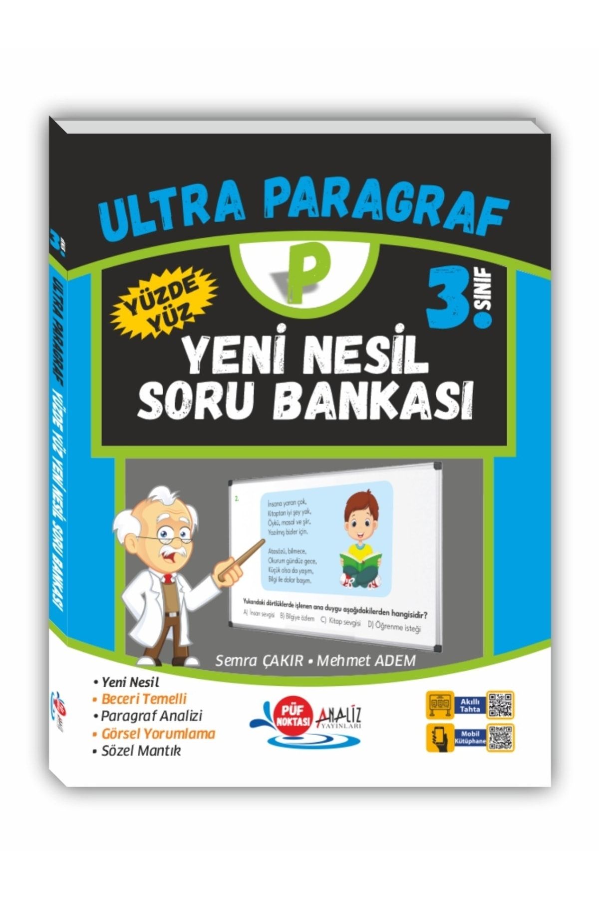 Analiz Yayınları 3.sınıf Ultra Paragraf Yeni Nesil Soru Bankası
