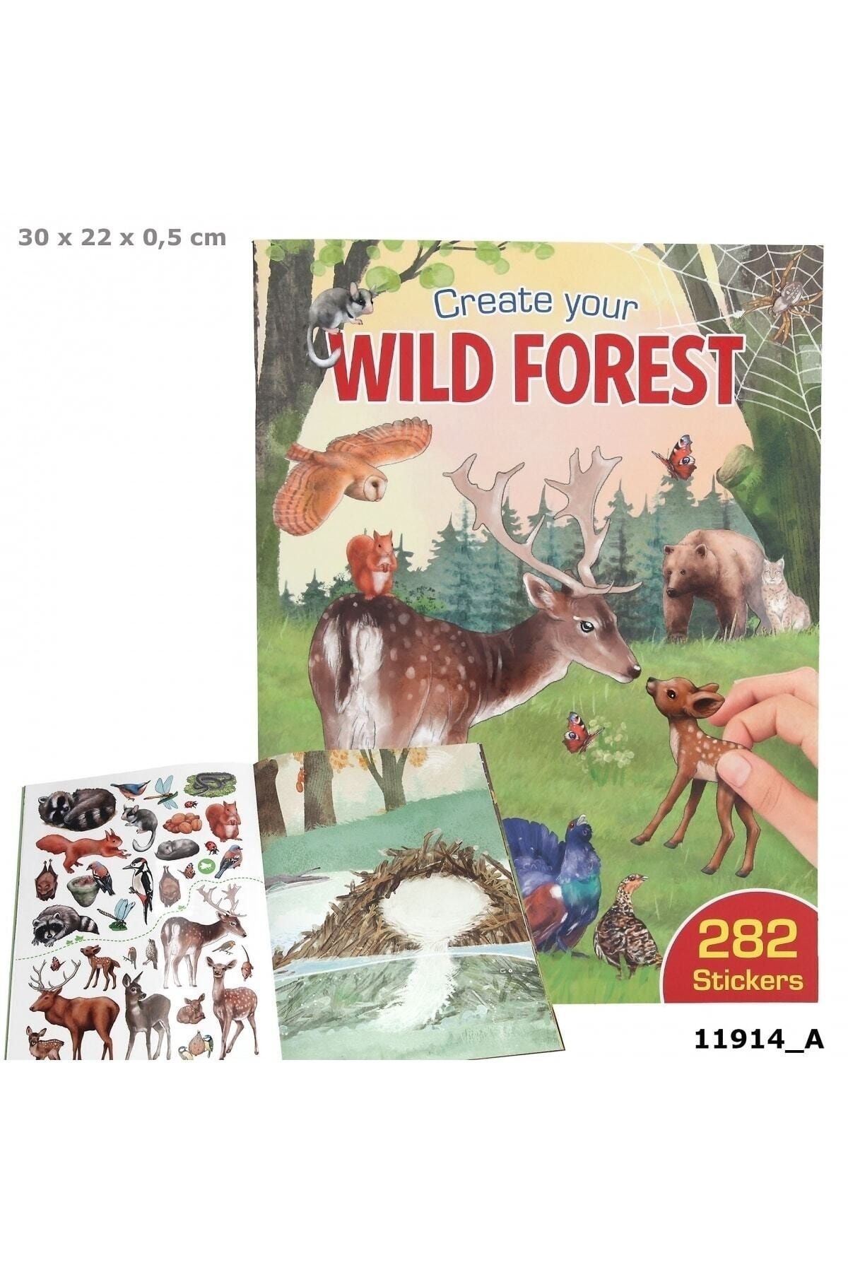 Top Model Wild Forest Vahşi Doğa Çıkartma Albümü 0411914-a