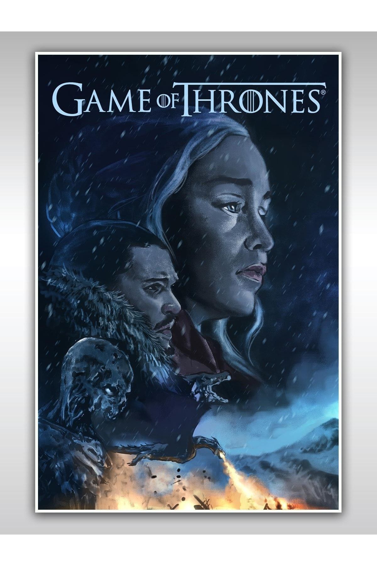 Saturn Game Of Thrones Poster 40x60cm Taht Oyunları Afiş - Kalın Poster Kağıdı Dijital Baskı