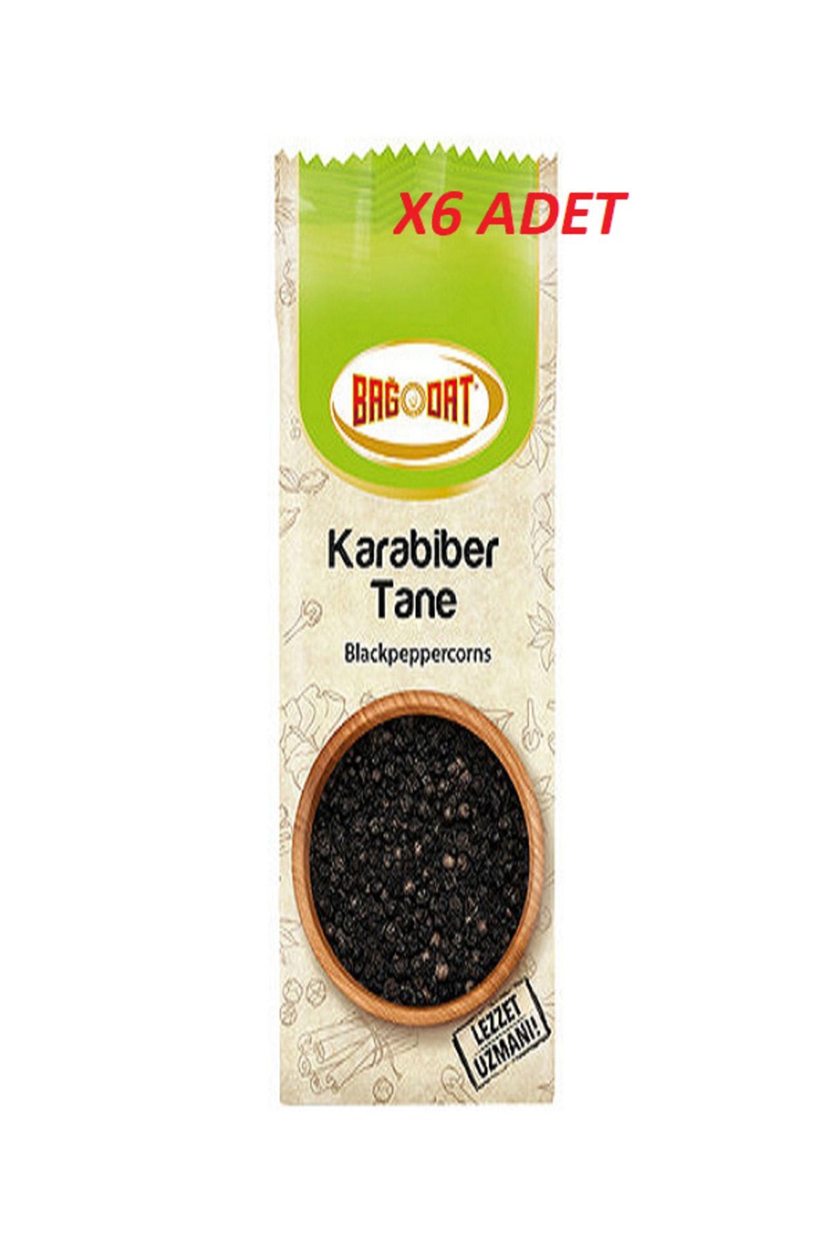 Bağdat Baharat Bağdat Karabiber Tane 40gr*6 Adet