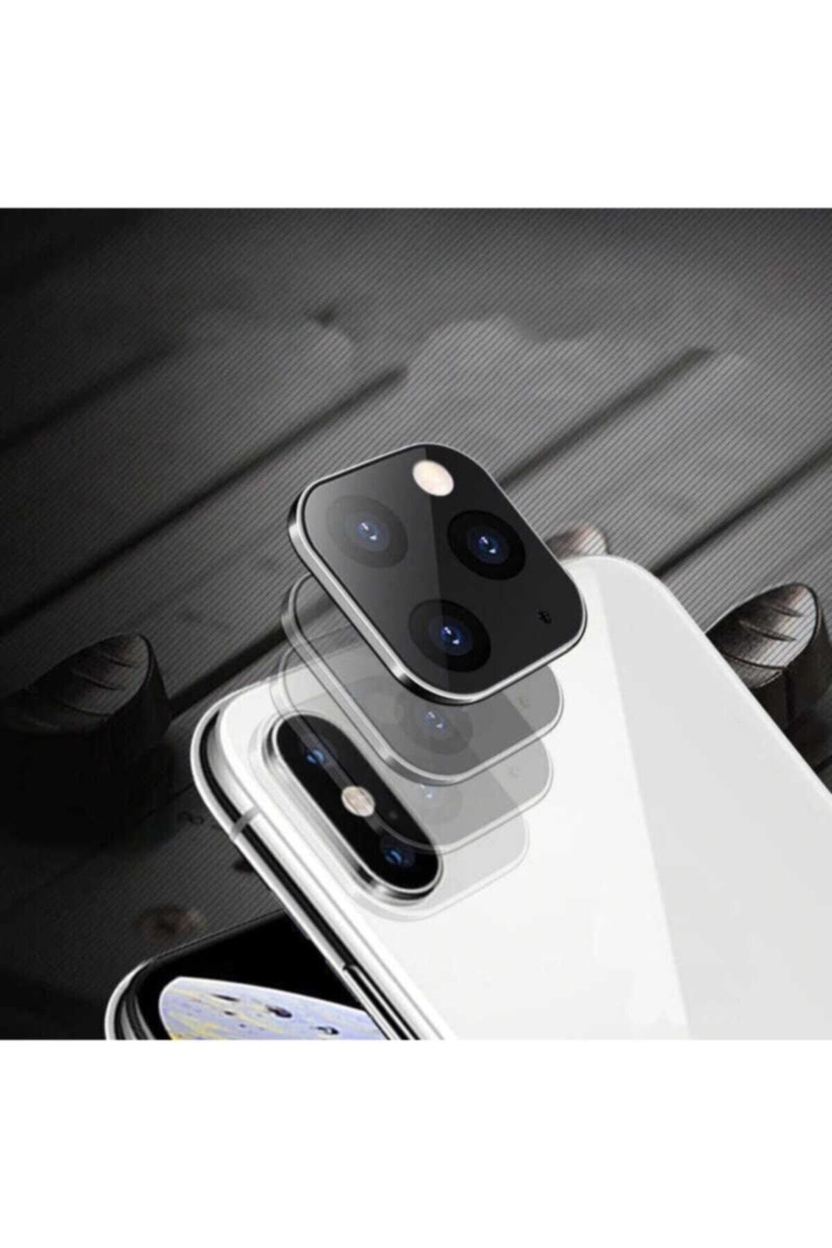 Zore Apple Iphone X Cp-03 Iphone 11 Pro Max Uyumlu Kamera Lens Dönüştürücü