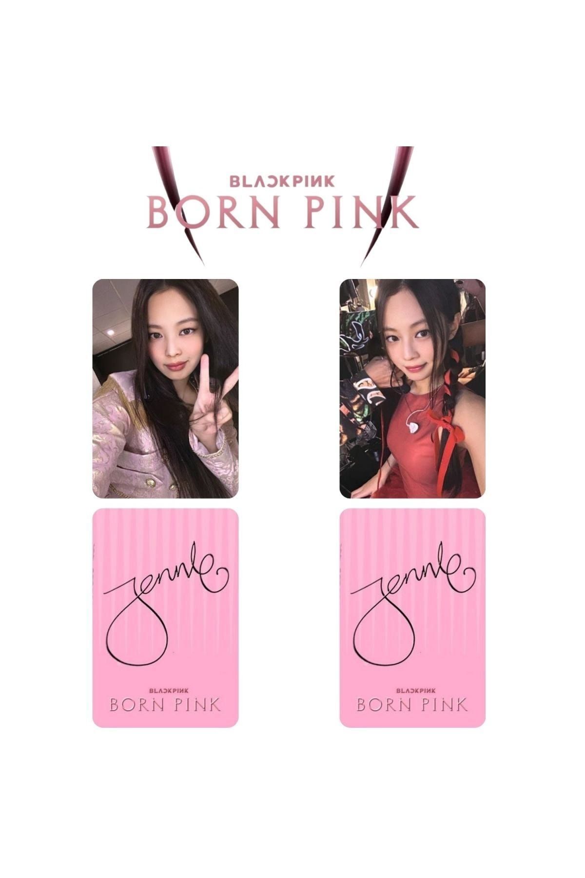 Kpop Dünyasi Blackpınk Jennie '' Born Pink Vinly '' Pc Set