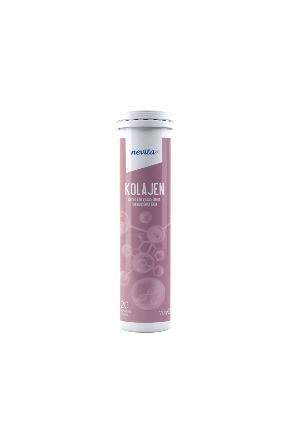 Nevita Ez Collagen (kolajen) Efervesan Tablet (20), 20 Günlük