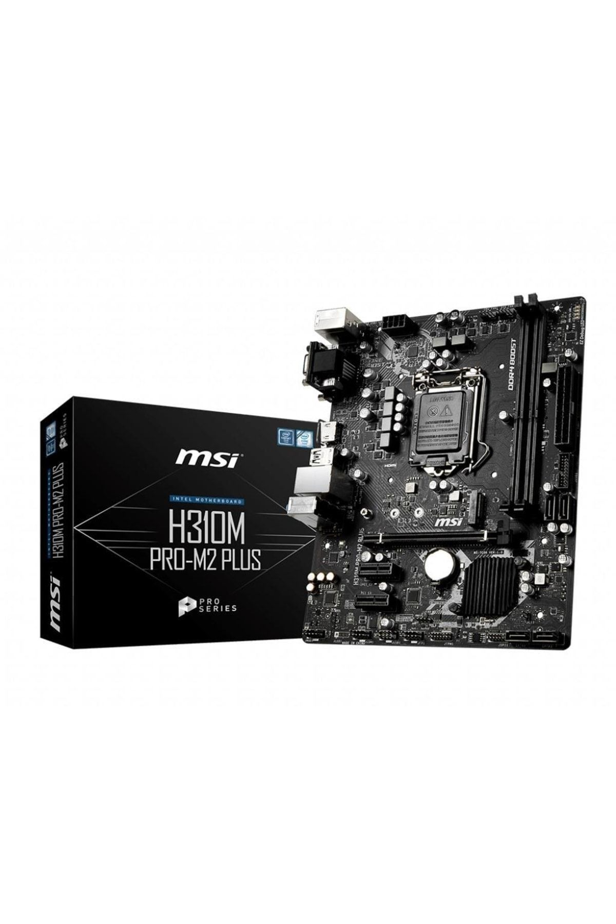 MSI H310M PRO-M.2 PLUS Intel H310 1151 Soket 2666MHz O.C. DDR4 USB 3.1 DVI&HDMI Anakart