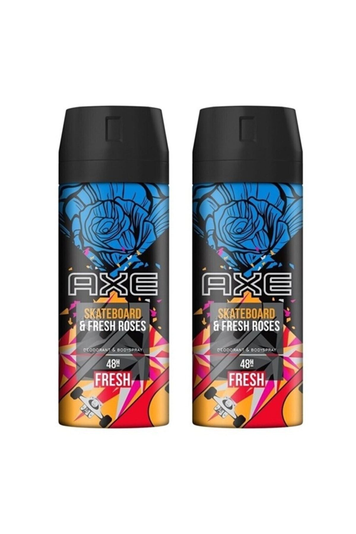 Axe Erkek Deodorant Skateboard 150 Ml 8690637981500 (2 Adet)