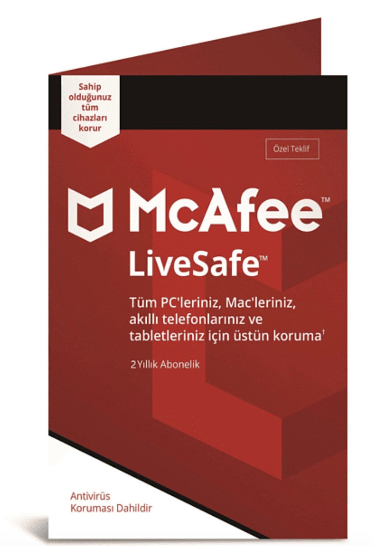 McAFEE Livesafe 2 Yıl Antivirüs Programı