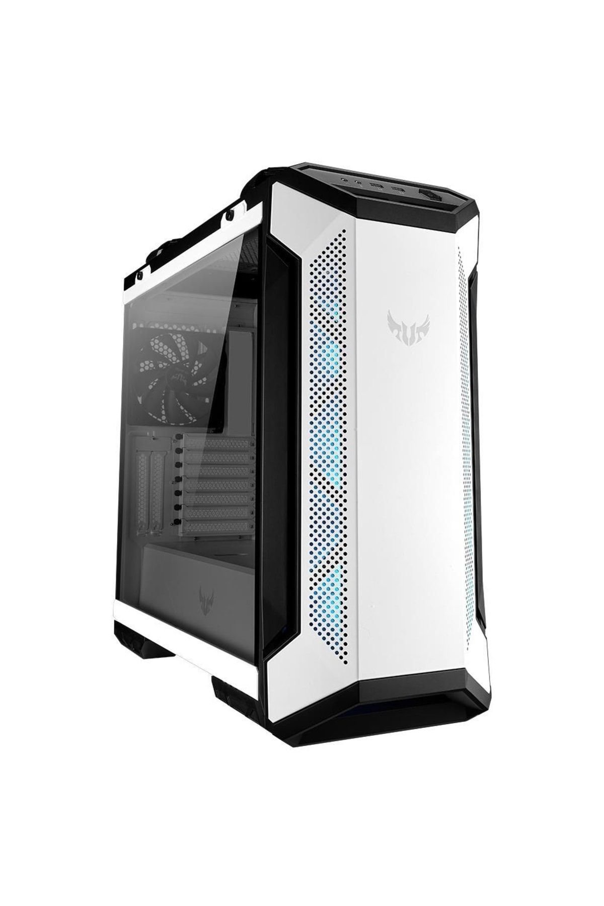 ASUS Tuf Gaming Gt501 White Edition Rgb Temperli Cam Mid Tower Atx Bilgisayar Kasası