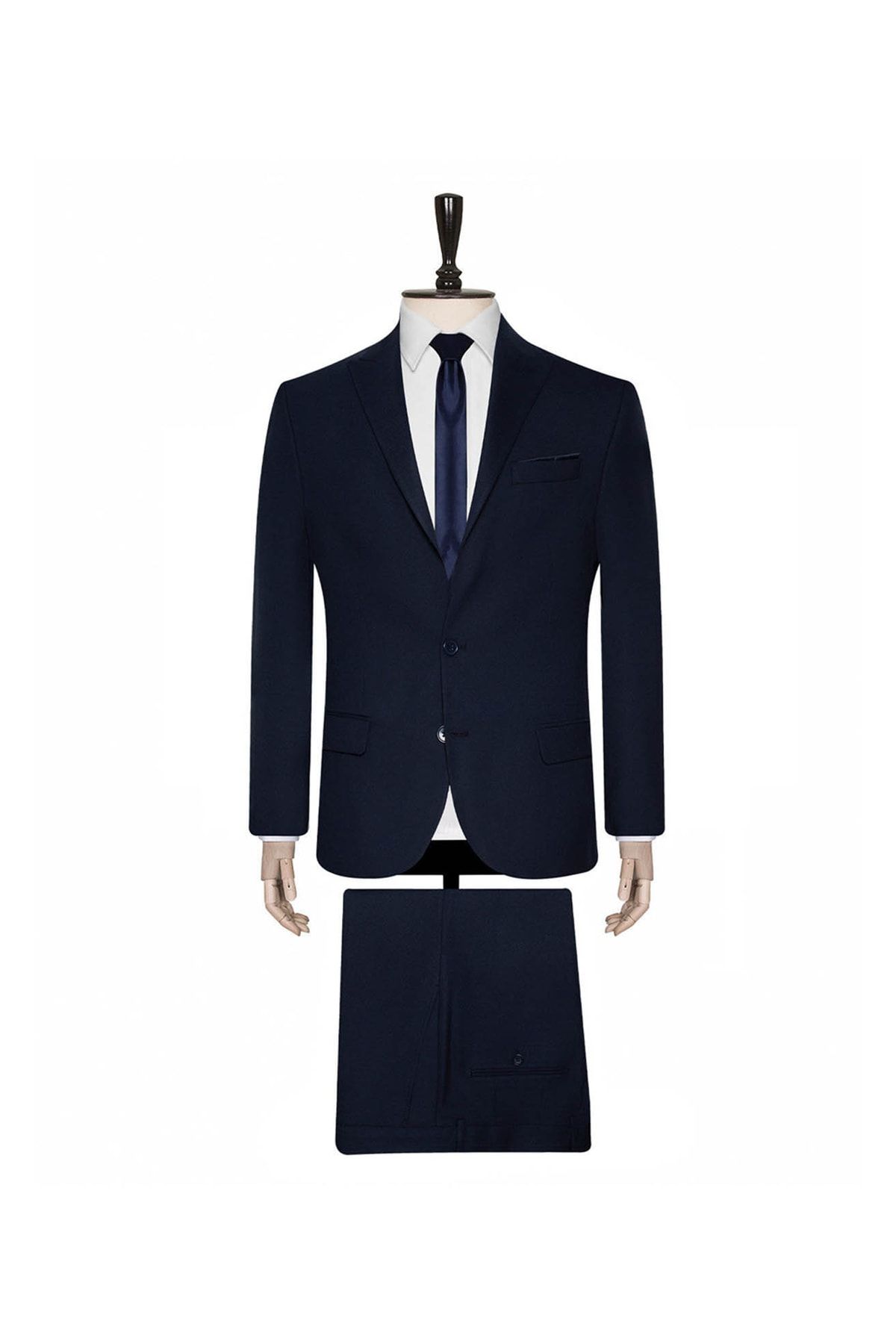 SÜVARİ Normal Bel Slim Fit Mavi Erkek Takım Elbise Tk1000600225