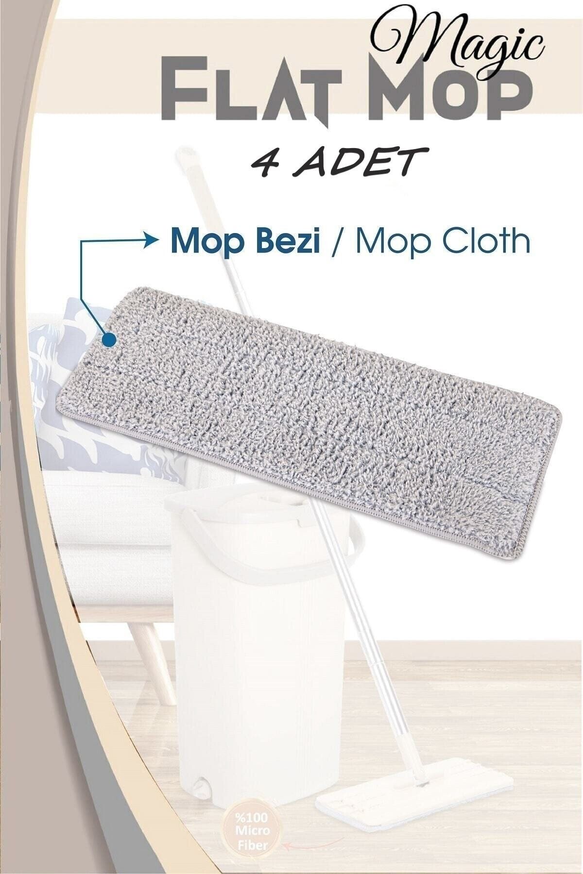 glassepet 4 Adet Magic Flat (TABLET) Mop Yedek Bez