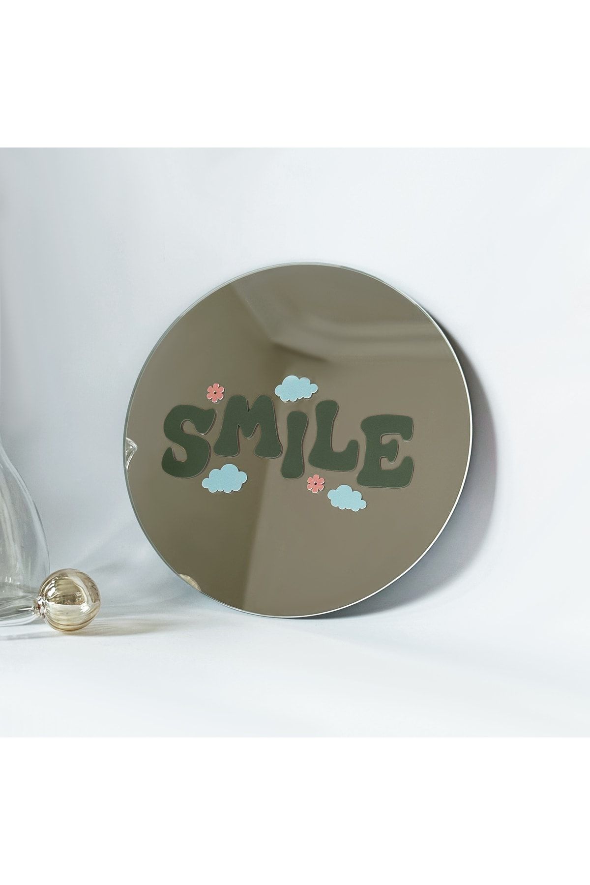 Color Reflect Özel Tasarım Dekoratif Cam Smile Ayna