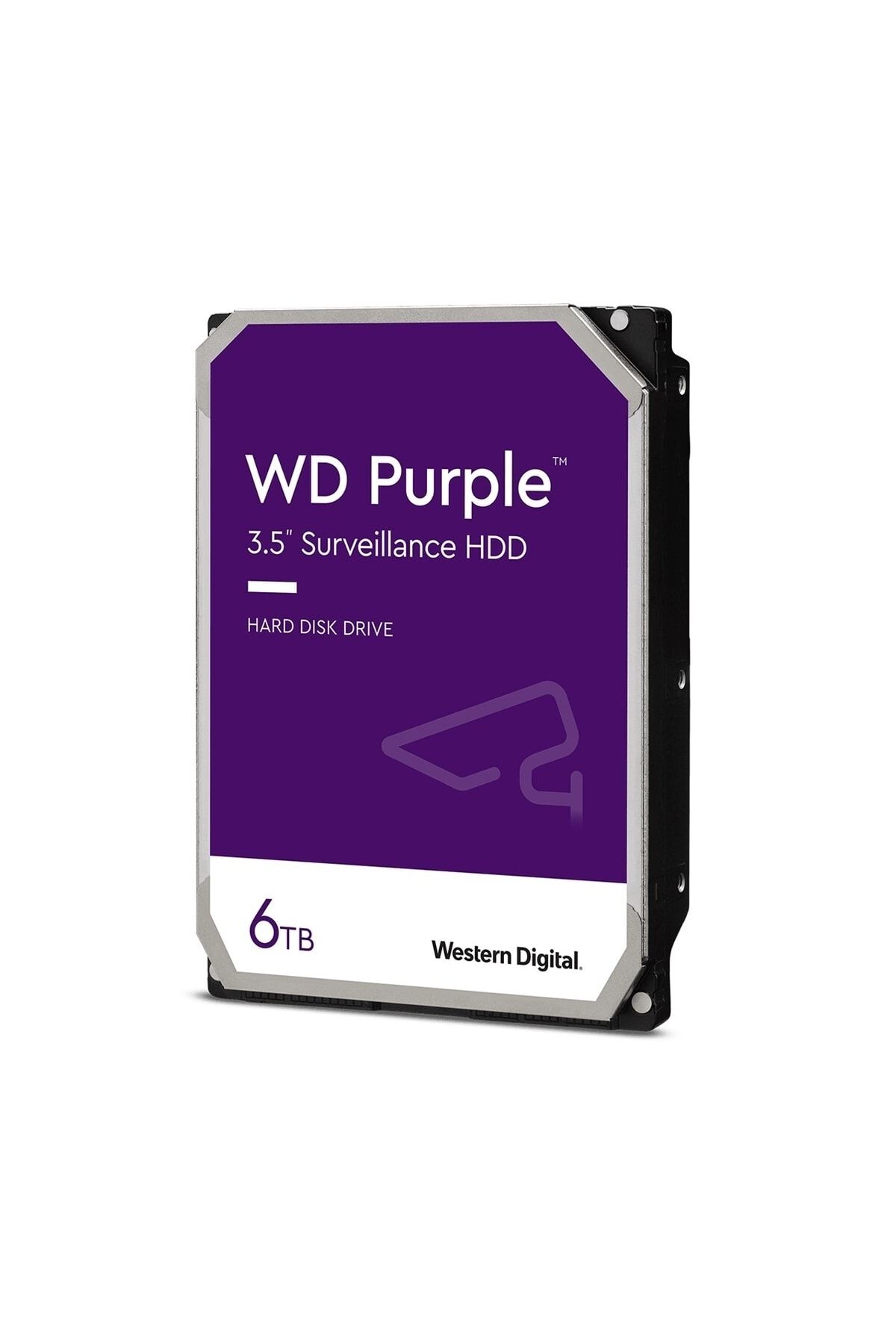 W.Digital Wd Purple 3.5" 6tb 64mb 5400rpm Wd62purz Surveillance, Sata 3, 7/24, Raıd, Güvenlik Hard Disk