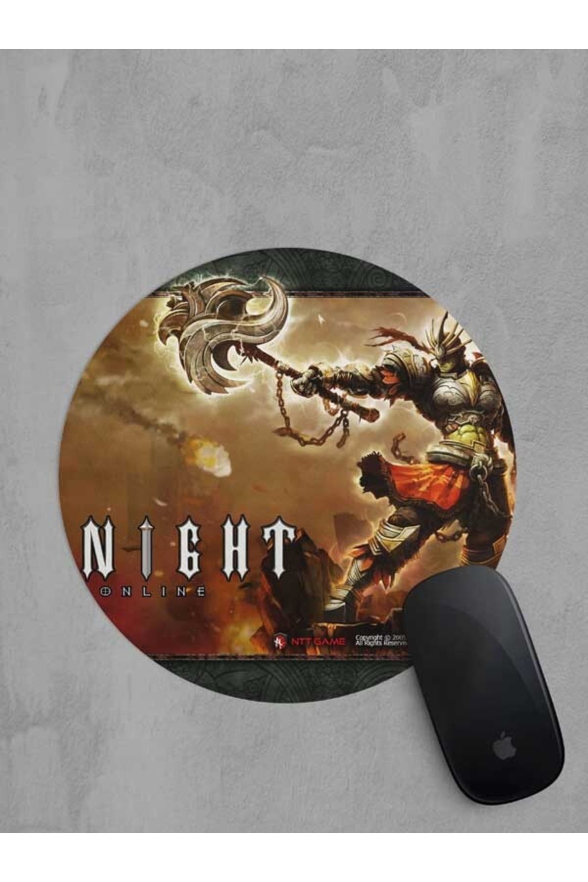Panorama Ajans Knight Online Ntt Mmorpg Savaşçı Oyunculara Özel Yuvarlak Mouse Pad