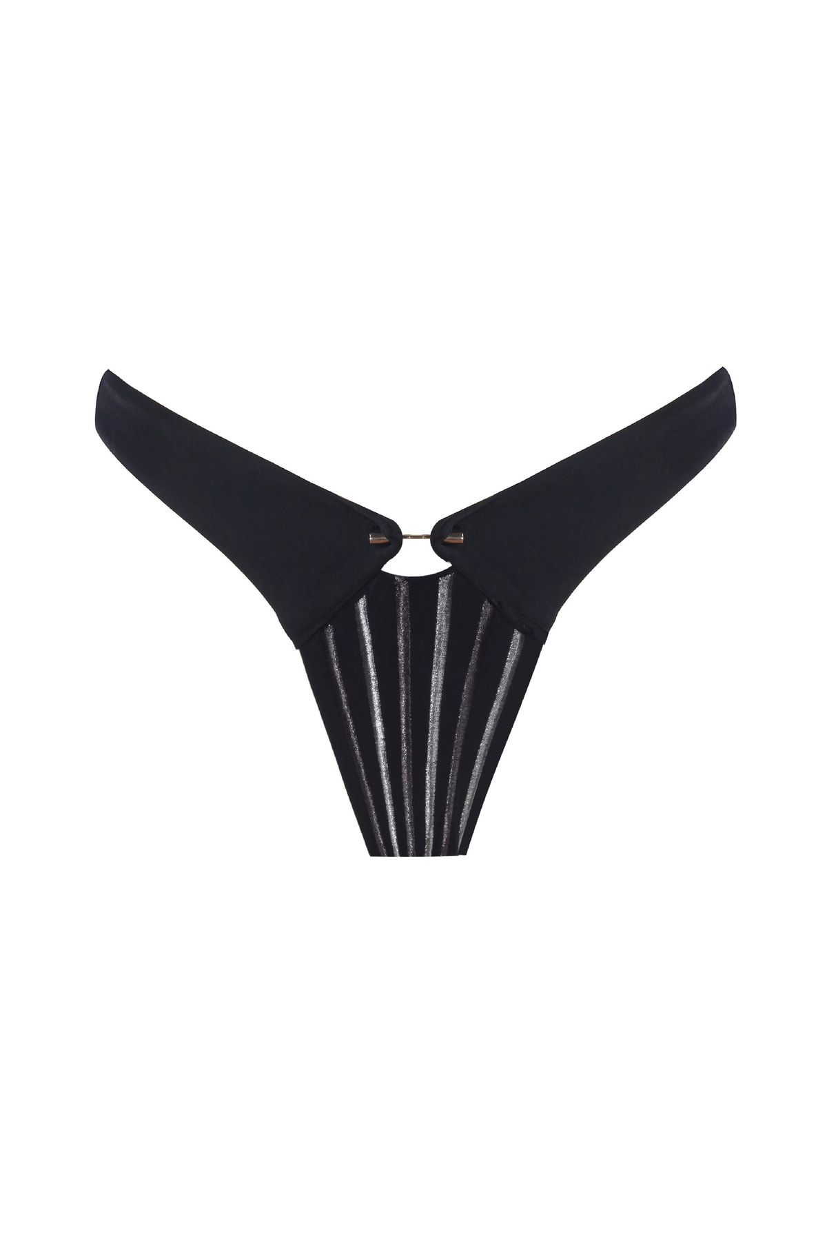 Monument Swimwear Adeena - Bikini Altı - Siyah Gümüş