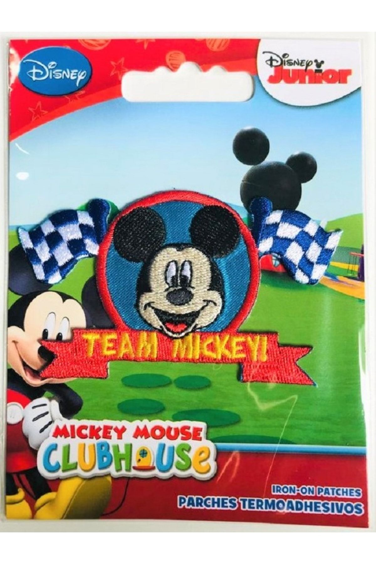 DİSNEY Ütü Ile Yapışan Dokuma Arma - Patch - Yama Miki Mouse Karakteri 3 (orjinal Lisanslı Ürün)