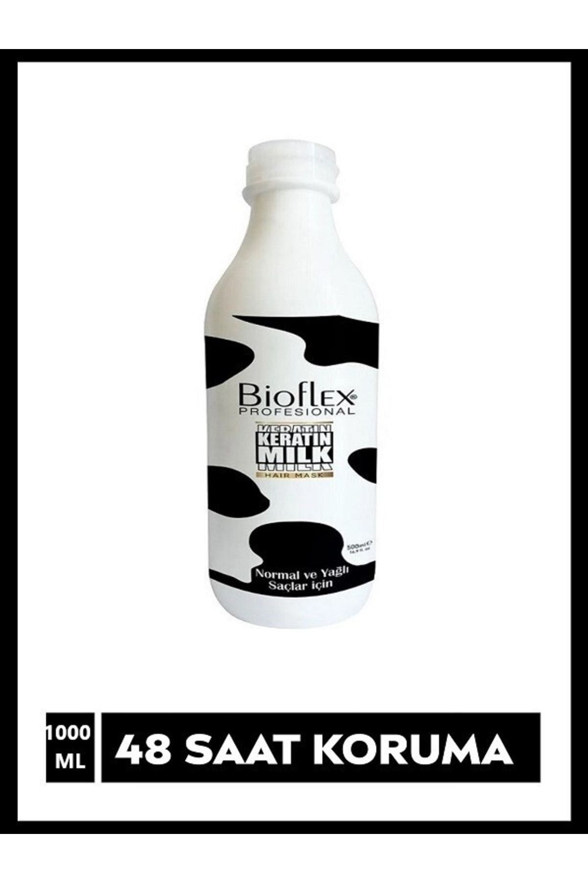 Bioflex Saç Besleyici Keratin Sütü X7 Bileşen 1000ml Duş Sonrası Saç Uçlarına Uygulanabilir
