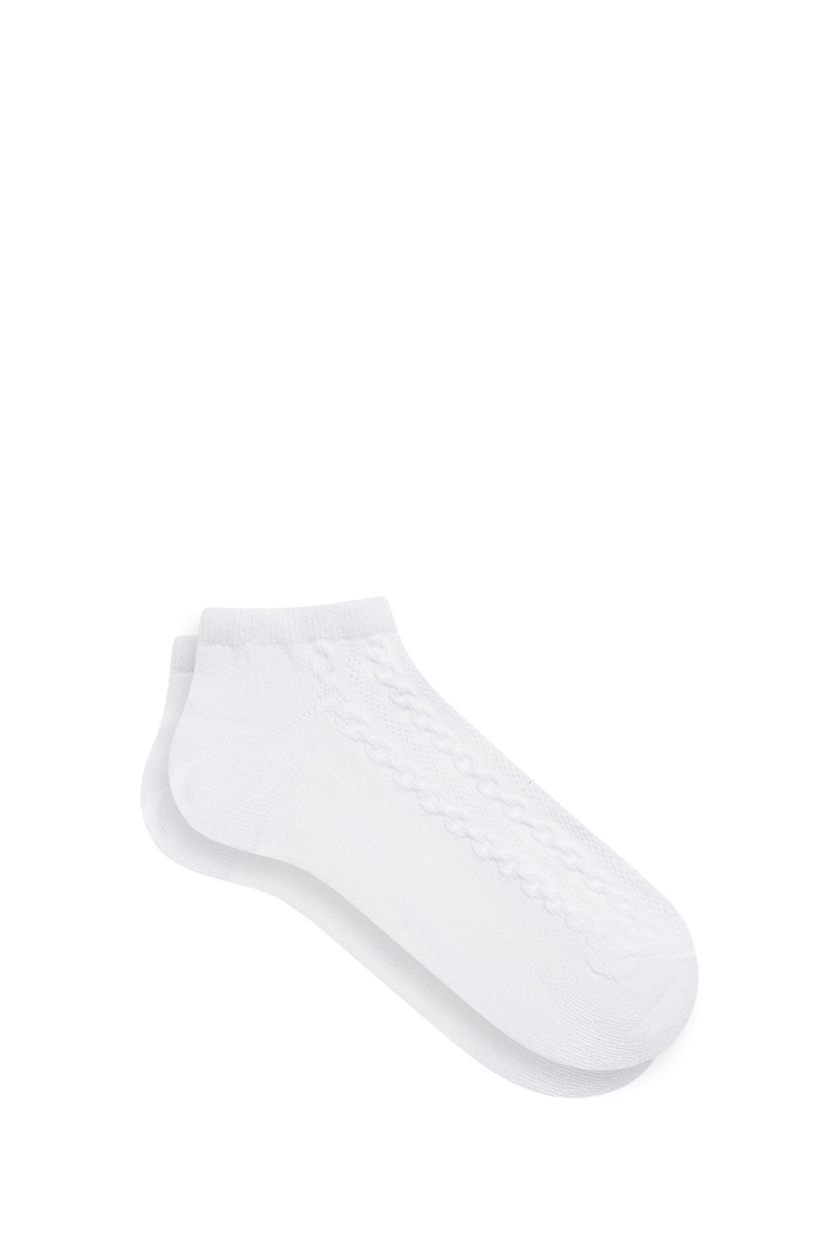 Mavi Beyaz Patik Çorabı 1911398-620