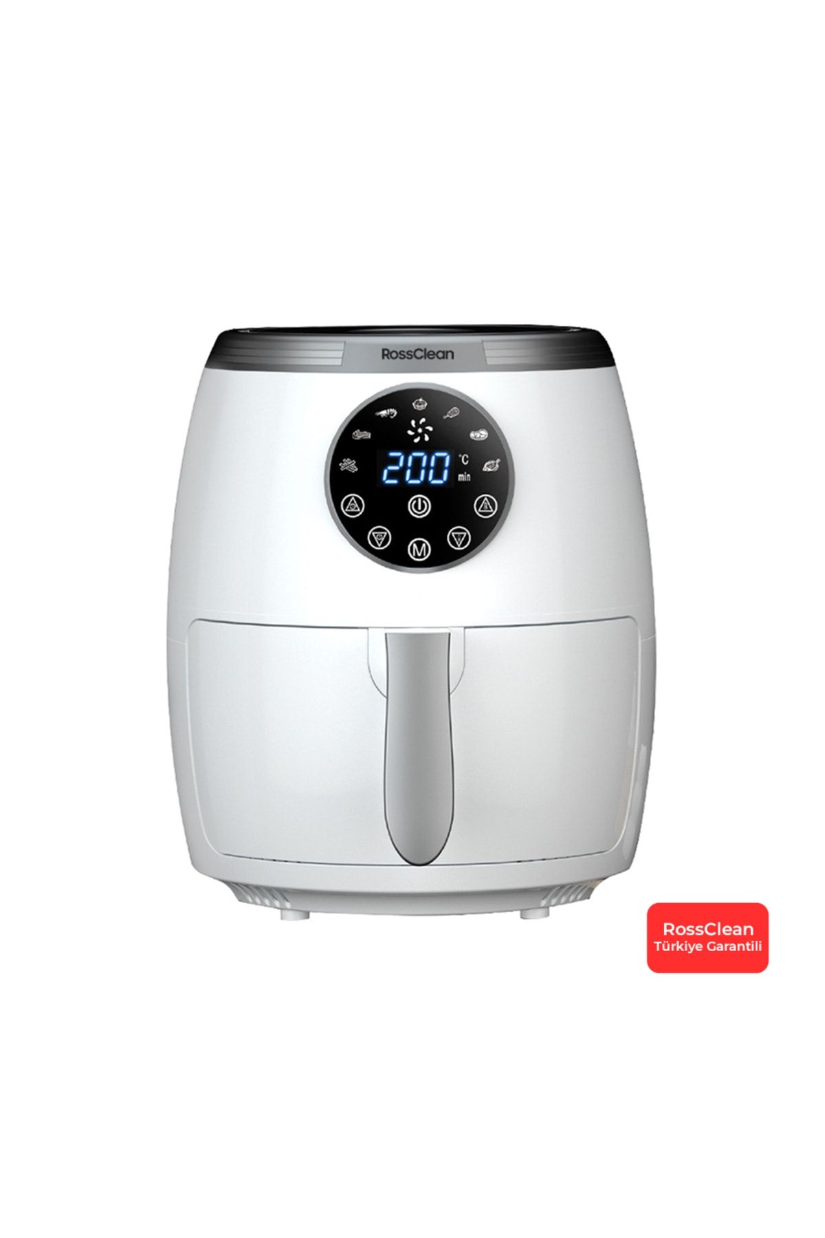 RossClean Cook Active 5,5l Dijital Airfryer Fritöz