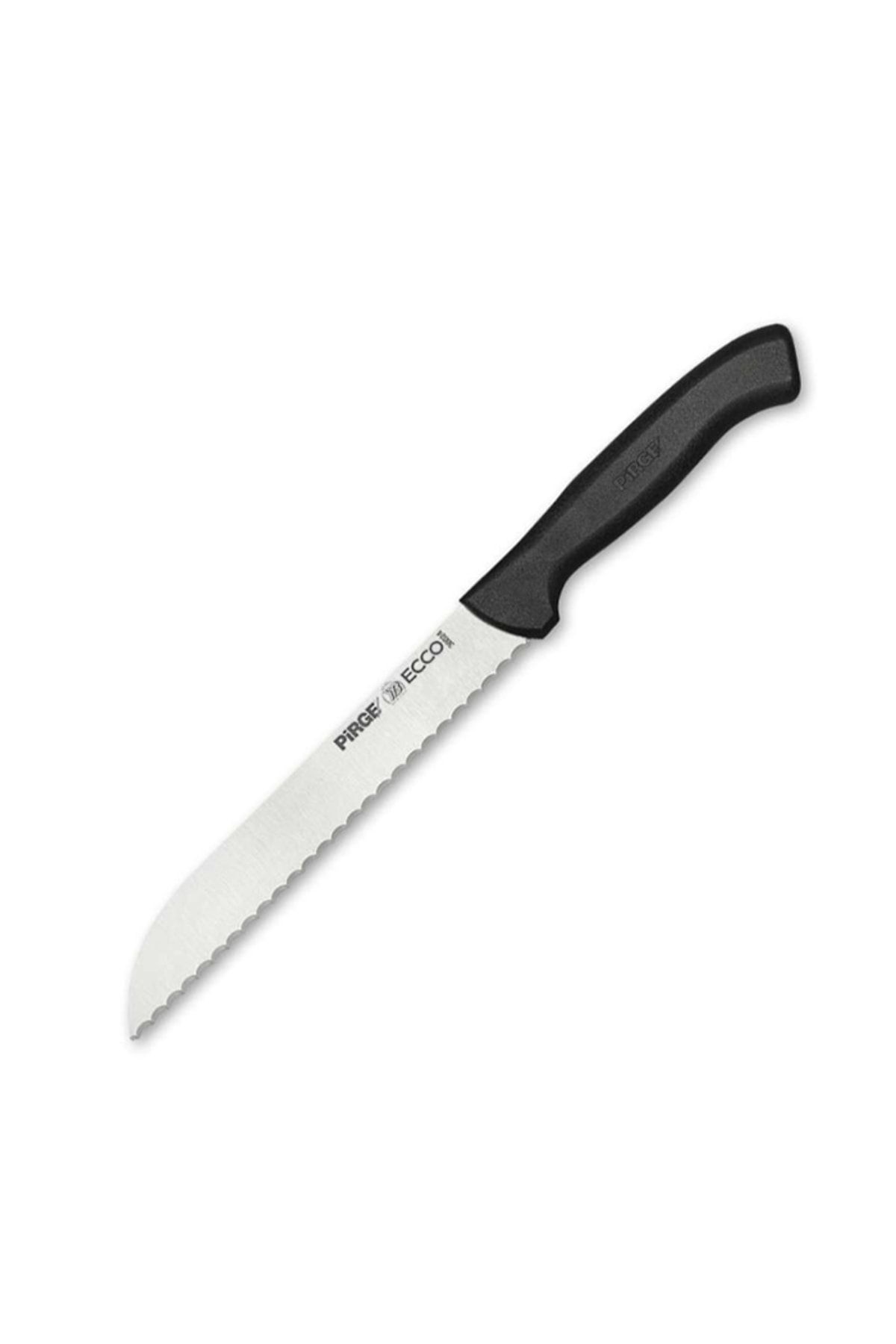 Pirge Ecco Ekmek Bıçağı Pro Dişli - Siyah / 17,5 Cm