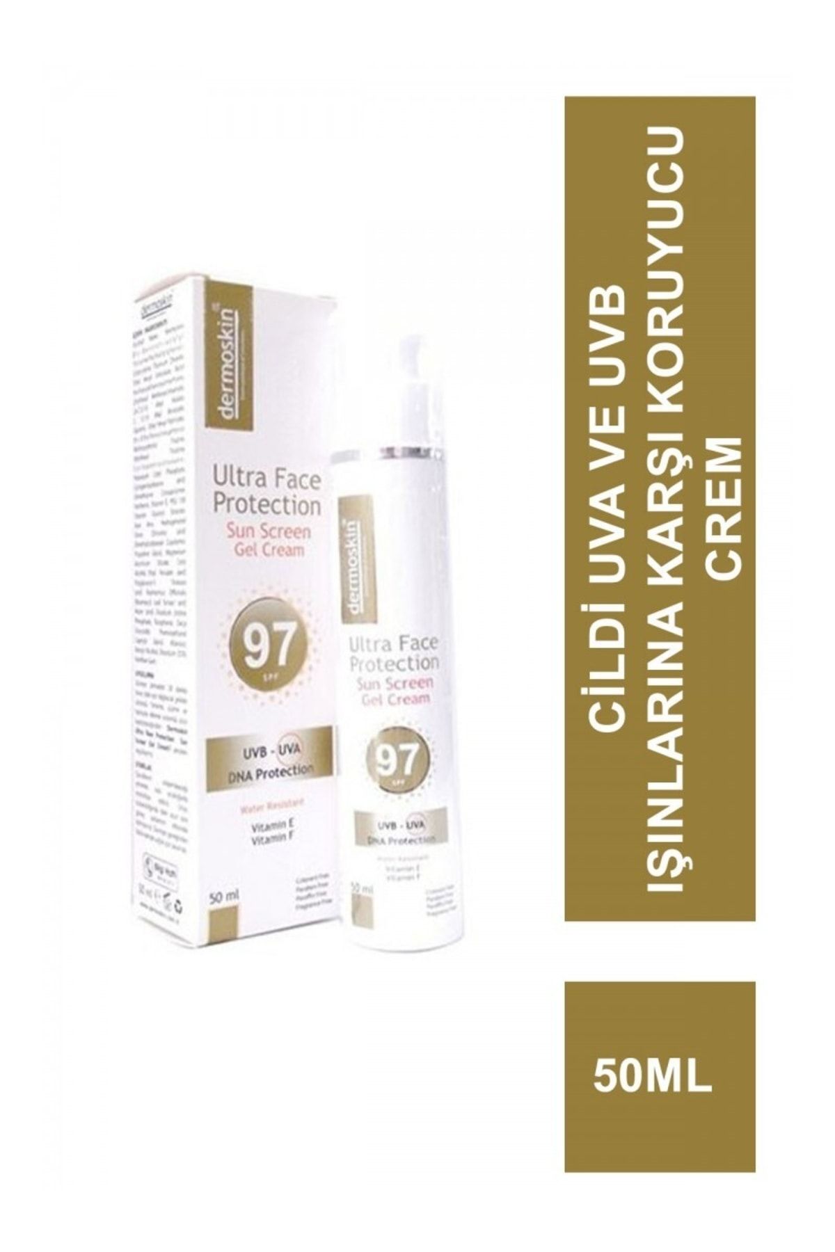 Dermoskin Spf 97 Ultra Face Protection Gel Cream 50 Ml