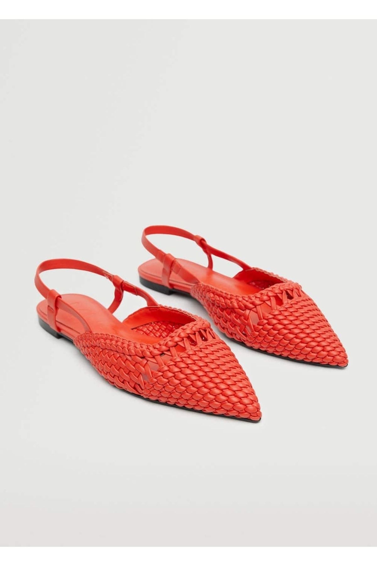 MANGO Örgü Desenli Ayakkabı